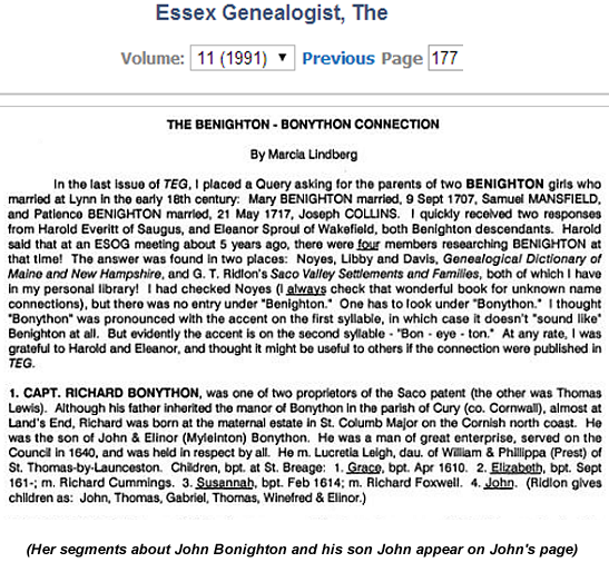 Benighton Connection - Richard